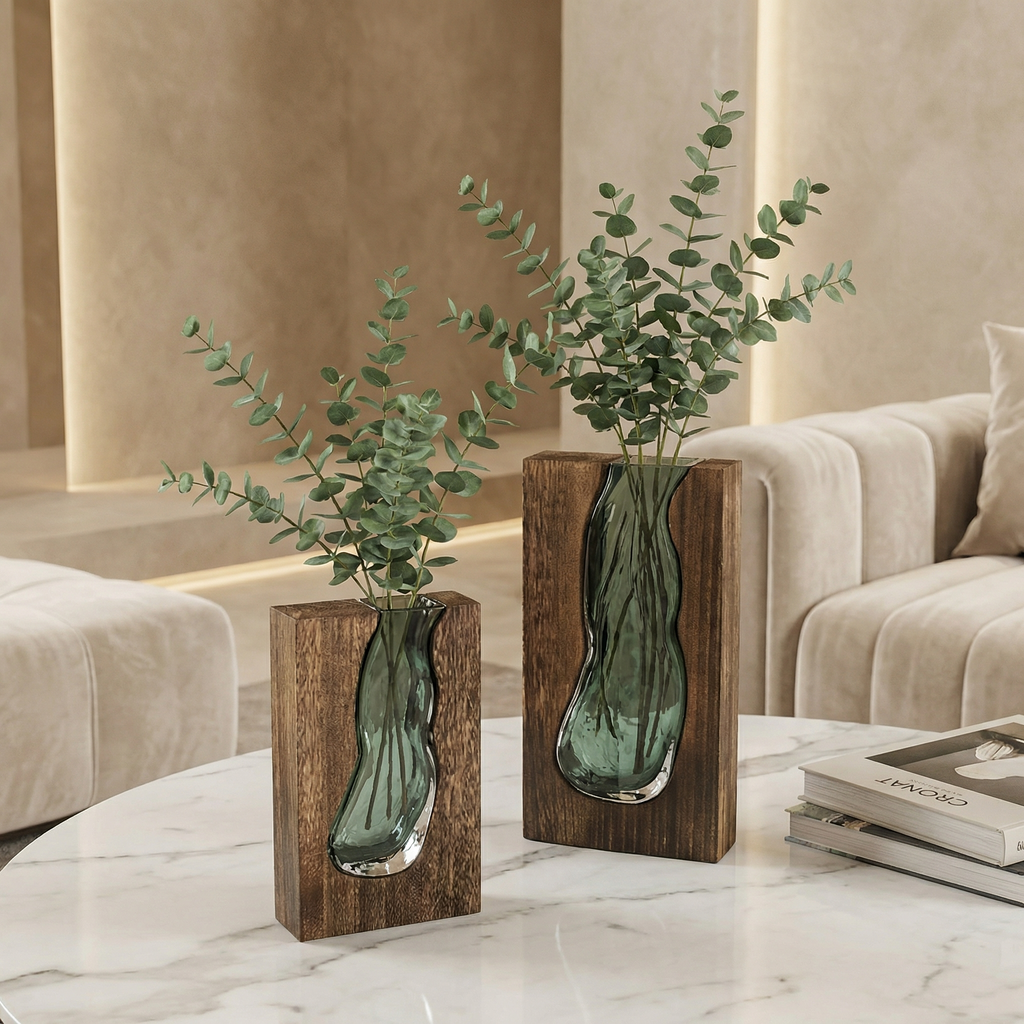 Nordic Live Edge Vase