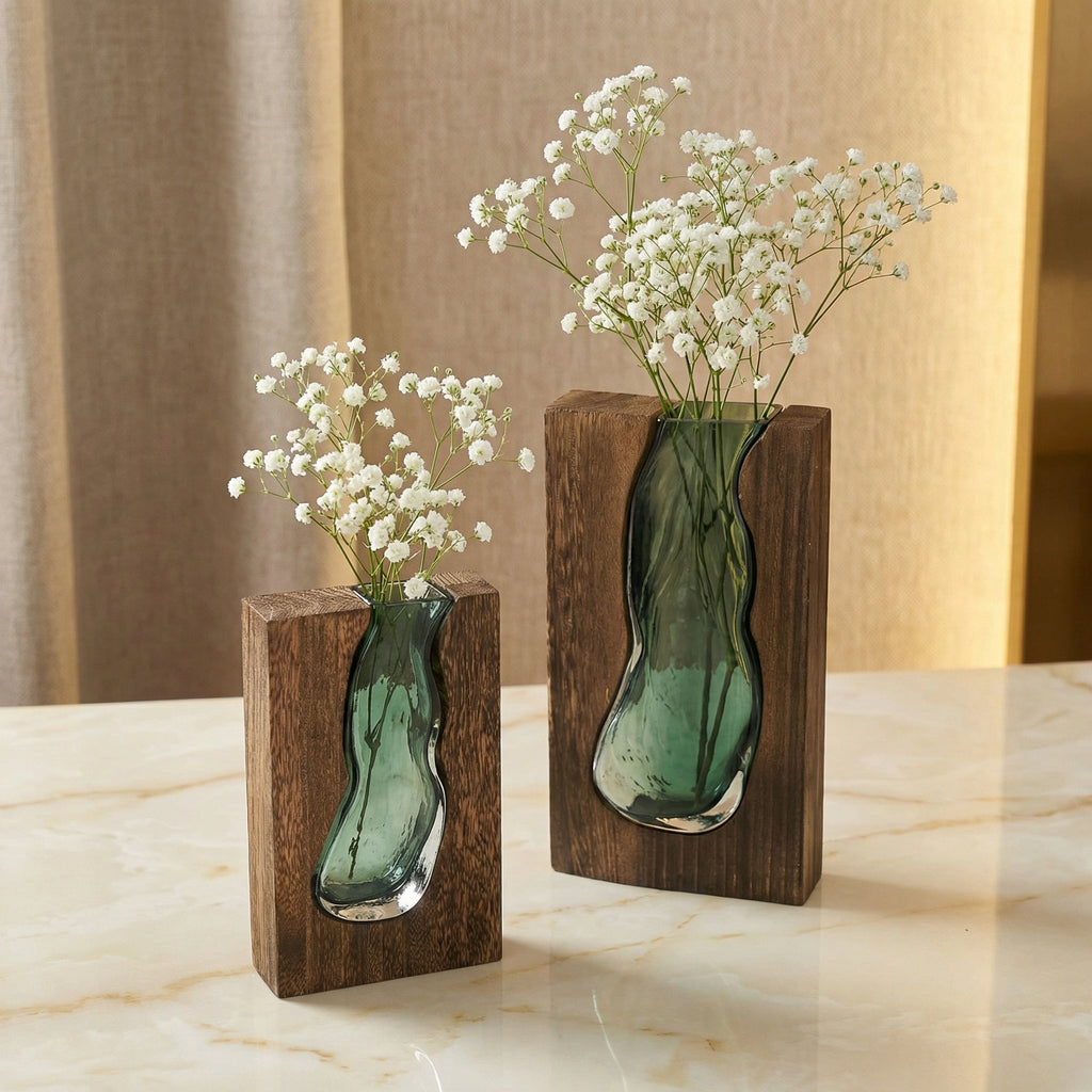 Nordic Live Edge Vase