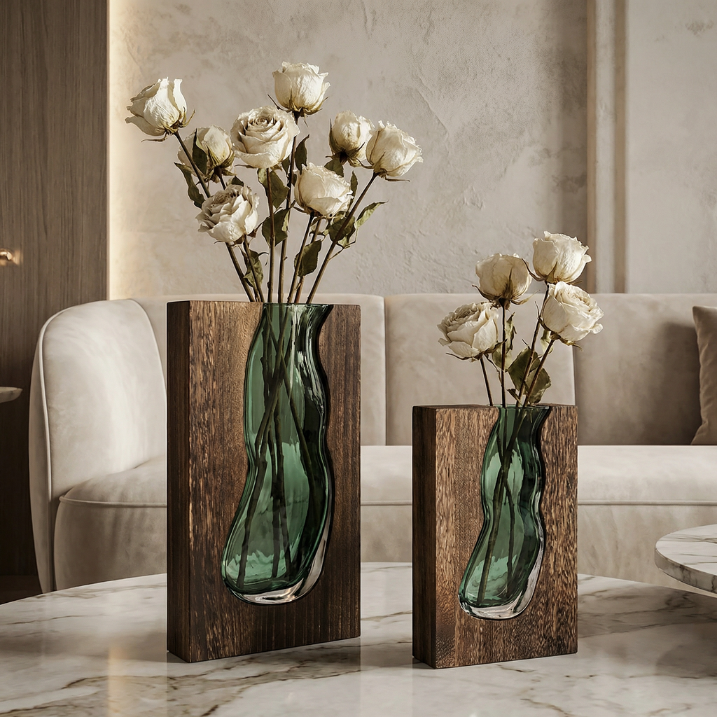 Nordic Live Edge Vase
