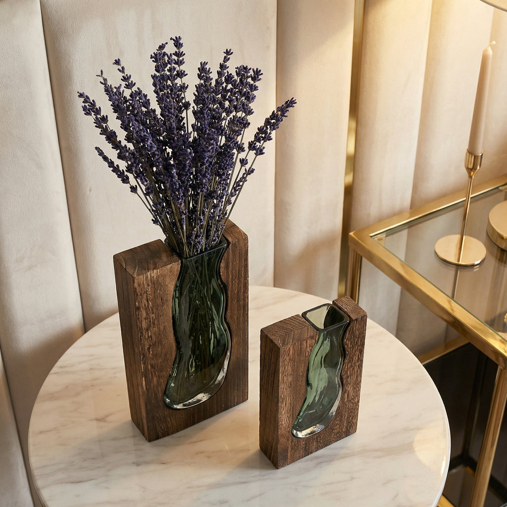 Nordic Live Edge Vase