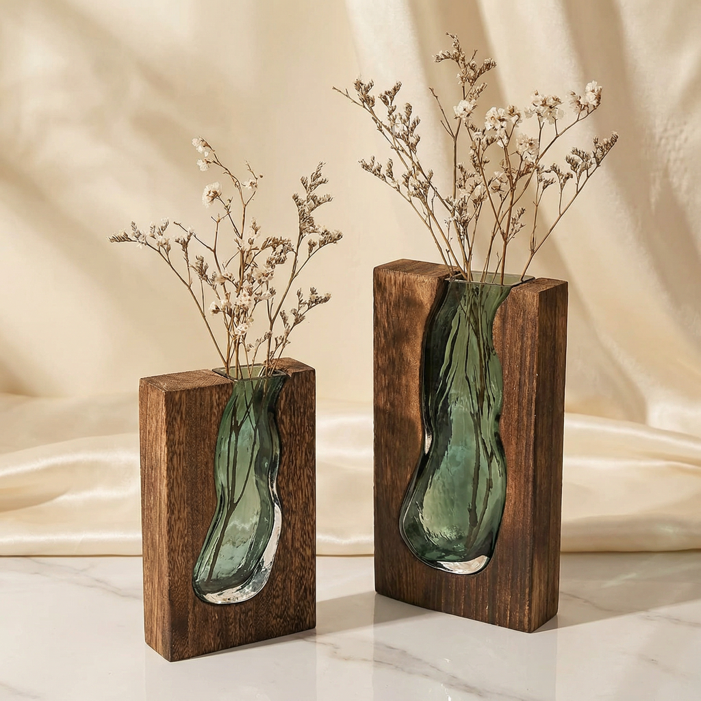 Nordic Live Edge Vase